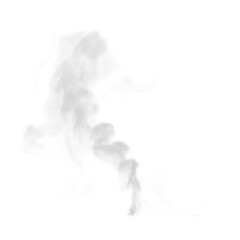 smoke isolated on transparent background.