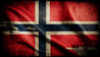 Vintage Norwegian flag