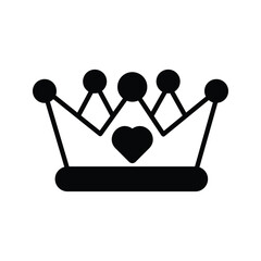 crown icon vector stock