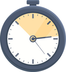 Poster - Sport stopwatch icon cartoon vector. Timer clock. Stop alarm
