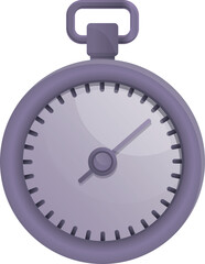 Stopwatch second icon cartoon vector. Timer clock. Stop time