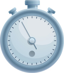 Poster - Speed stopwatch icon cartoon vector. Timer clock. Watch time