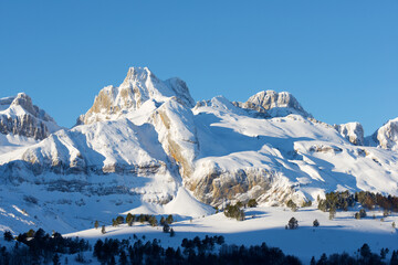 Poster - Snow-capped peak in the Pyrenees