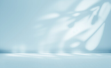 minimalistic abstract gentle light blue background for product presentation with light and intricate