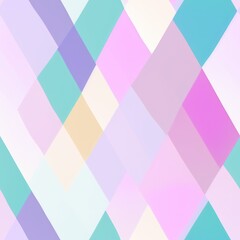 Poster - Abstract geometric seamless pattern featuring graphic design cubes, with a seamless background in pale colors, generative ai