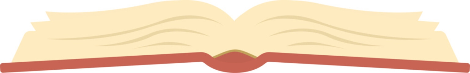 Poster - Novel book icon cartoon vector. Open school. Publication learning