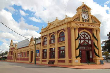 Sticker - old building (town hall) in york in australia