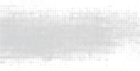 Poster - Minimal light gray pixelated background with dissolution effect. Subtle vector pattern