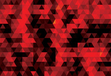 Red Black From Triangles Abstract Image Digital Vector Background
