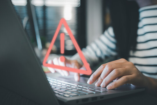 concept of digital crime hacker. businessman or it staff , programmer, developer using computer lapt