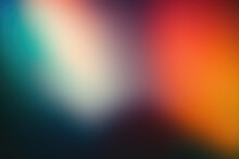 Vivid Colored Blurry Abstract Gradient Background, Lomo Light Leak Overlay, Web Banner Abstract Design, Copy Space.Easy To Add As Overlay Or Screen Filter On Photo Overlay