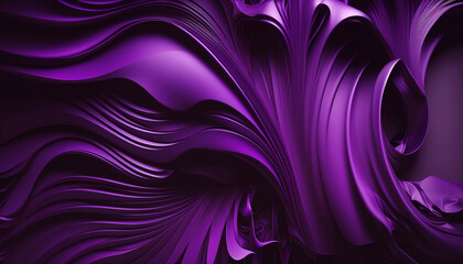 Dark purple pink silk satin background. The rich plum color and silky texture of satin create a sophisticated and glamorous look, perfect for high-end designs or any project that needs. Generative AI.