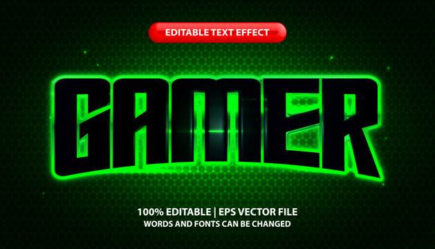Galaxy text, editable text effect template, blue neon light effect, futuristic glowing text style