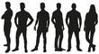 People silhouettes 49