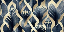 Zebra Pattern In The Form Of A Zebra. Ikat Printing Textile Pattern Wallpaper.  Ethnic Zig Zag Ikat Chevron Pattern Background Traditional Pattern On The Fabric In Indonesia And Other Asian Countries