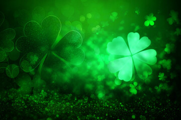 Poster - st. patrick's day abstract green background for design colorful abstract background