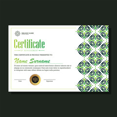 Wall Mural - Achievement certificate best award diploma
