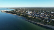 Cinematic Aerial Footage Of Sandringham Victoria Australia