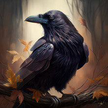 A Black Bird Called Raven. Ai