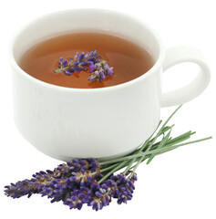 Sticker - Lavender tea with flower