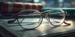 © carballo - prescription glasses on the table, generative ai