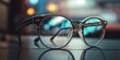 © carballo - prescription glasses on the table, generative ai