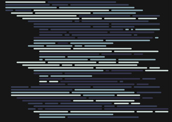 Code on screen vector illustration, flat cartoon coding lines simulation