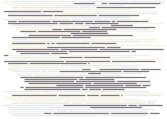 Code on screen vector illustration, flat cartoon coding lines simulation