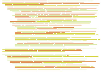 Code on screen vector illustration, flat cartoon coding lines simulation