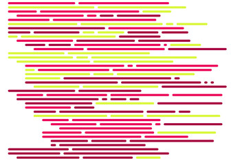Code on screen vector illustration, flat cartoon coding lines simulation
