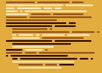 Code on screen vector illustration, flat cartoon coding lines simulation