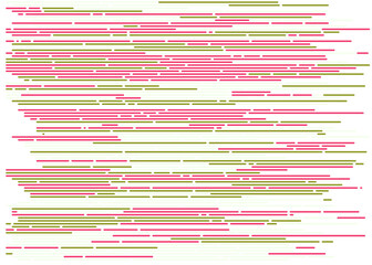 Code on screen vector illustration, flat cartoon coding lines simulation