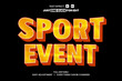 © rozikan - Sport day event vector text effect editable