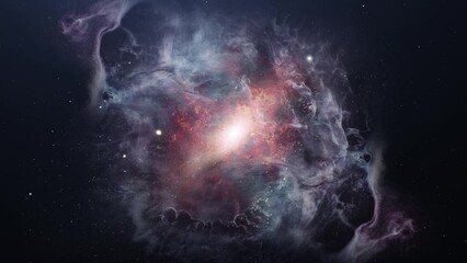 Wall Mural - deep nebula in the great universe.