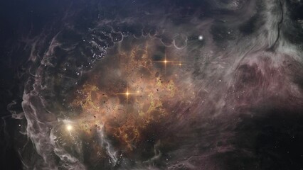 Wall Mural - omega stars and nebulae in the great universe 4k