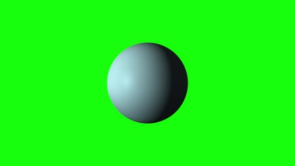 Wall Mural - 4K Planet Uranus Green Screen