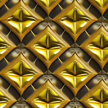 Seamless Abstract Gold Diamond Texture - Generative A.I. Art