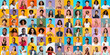 © Prostock-studio - Happy People. Mosaic With Different Multiethnic Men And Women Expressing Positive Emotions