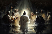 Jesus Getting Baptized