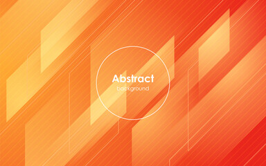 Wall Mural - orange abstract geometric background. modern shape concept. eps10 vector