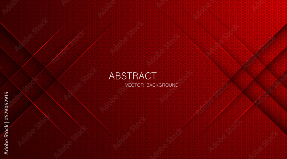 Abstract red steel mesh background with red glowing lines with free ...