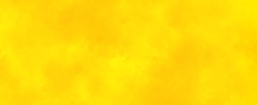 Fototapete - Abstract decorative and bright orange or yellow background with paint, bright and shinny yellow or orange watercolor shades grunge background with space, yellow or orange background for any design.	