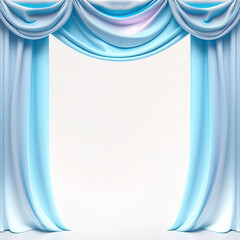 Wall Mural - Generative AI: curtains luxury Scene performance or background for web