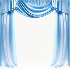 Wall Mural - Generative AI: curtains luxury Scene performance or background for web