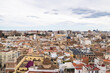 Aerial view of the city of Valencia. Valencia - Spain