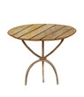 © Marina - Garden wooden table isolated on white