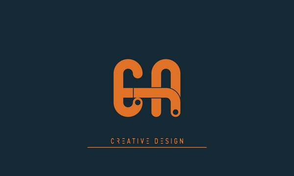 Alphabet letters Initials Monogram logo EB , BE