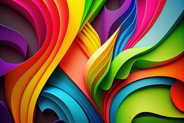 Poster - Modern abstract colorful background wallpaper design