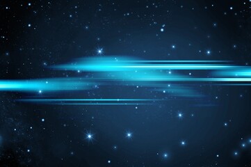 Wall Mural - space with stars in the dark sky galaxy.