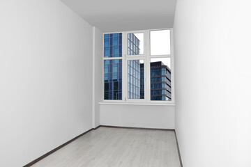 Sticker - Empty office room with clean window and door. Interior design